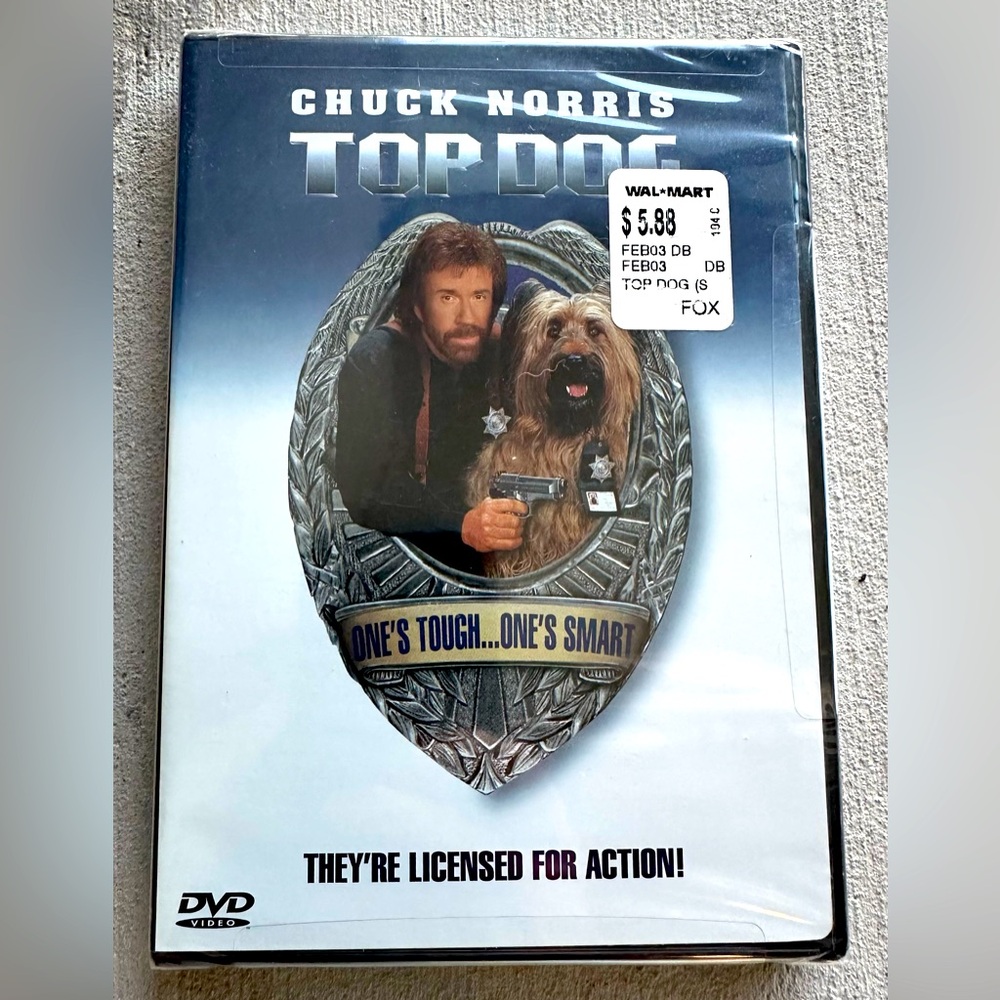 TOP DOG - Chuck Norris 1999 DVD New Sealed - Rest in Peace